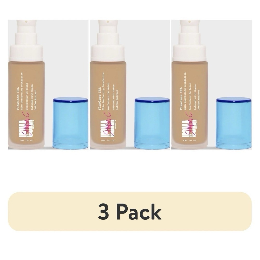 3 Pack Uoma Beauty by Sharon C Flawless IRL Foundation Fair Lady T5 1oz